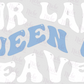 -OLQ748 OLQH Wavy Decal