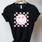 -OTH1665 Smile Checkered Pink Decal
