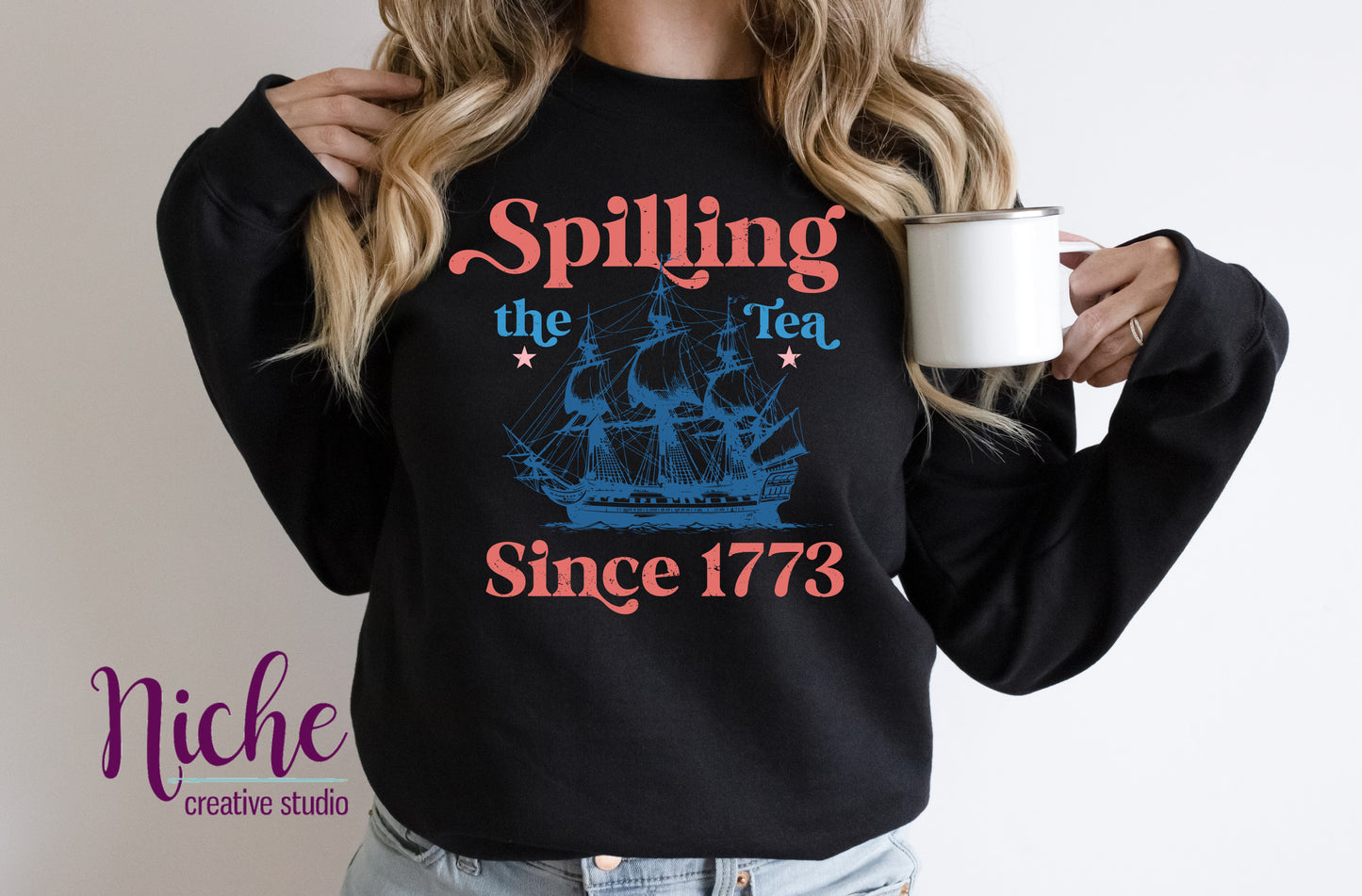 -OTH5379 Spilling The Tea Since 1773 Decal