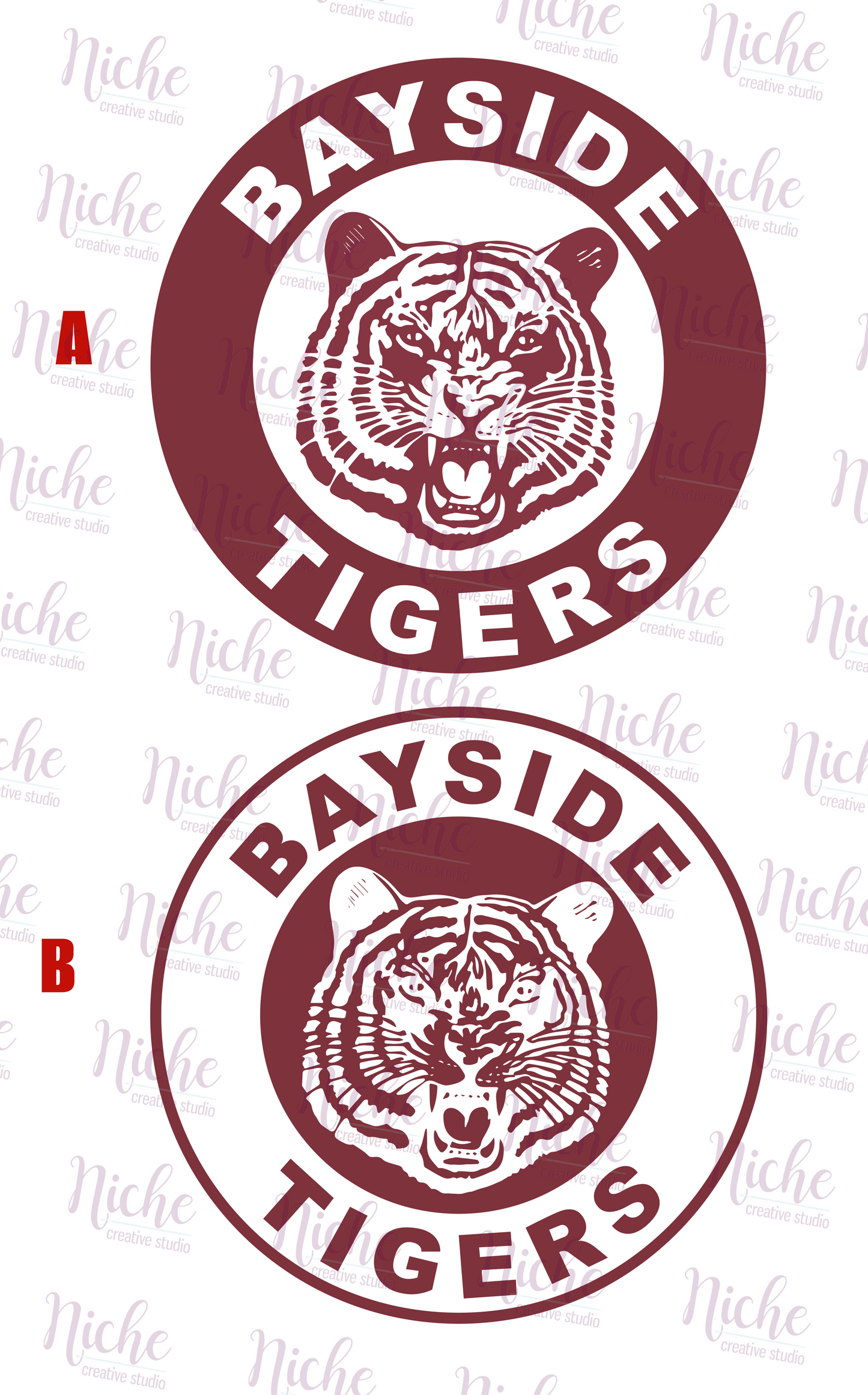 -OTH8088 Bayside Tigers Decal
