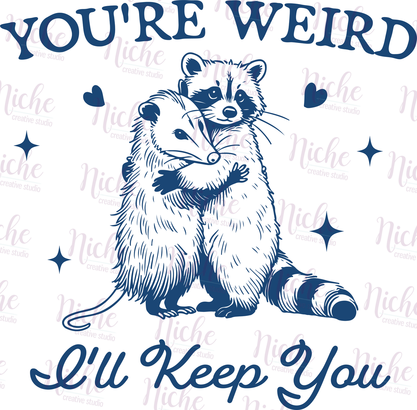 -OTH8119 You're Weird Decal