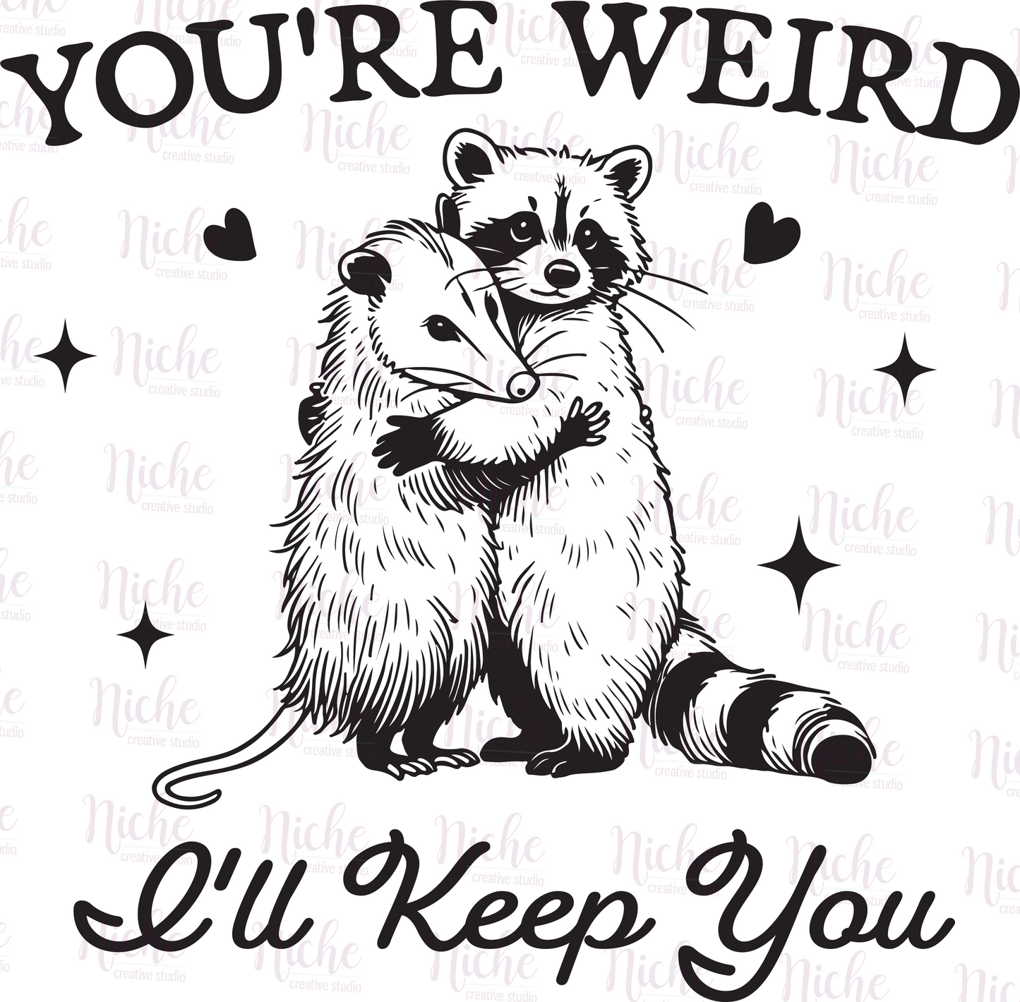 -OTH8119 You're Weird Decal