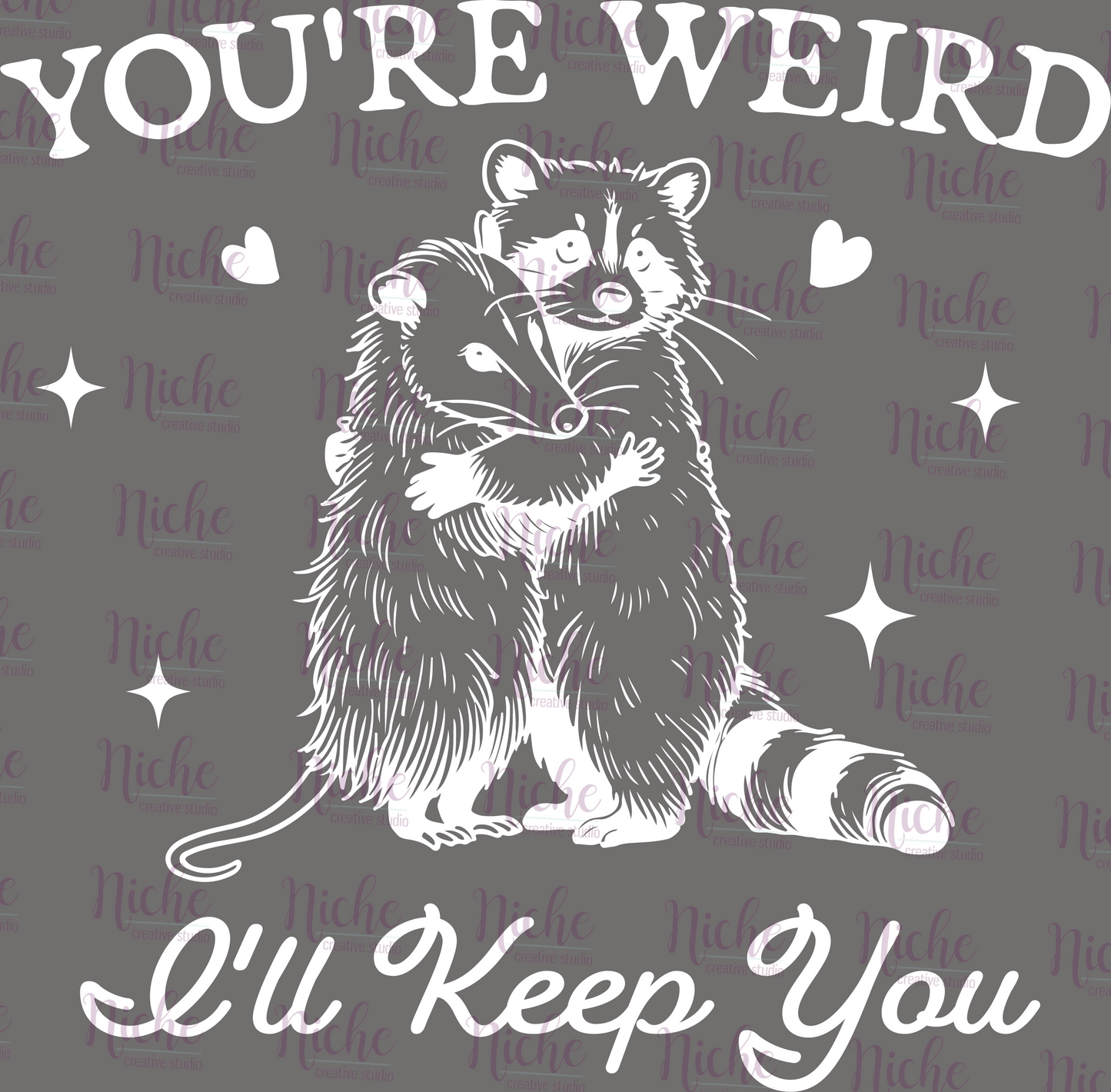 -OTH8119 You're Weird Decal