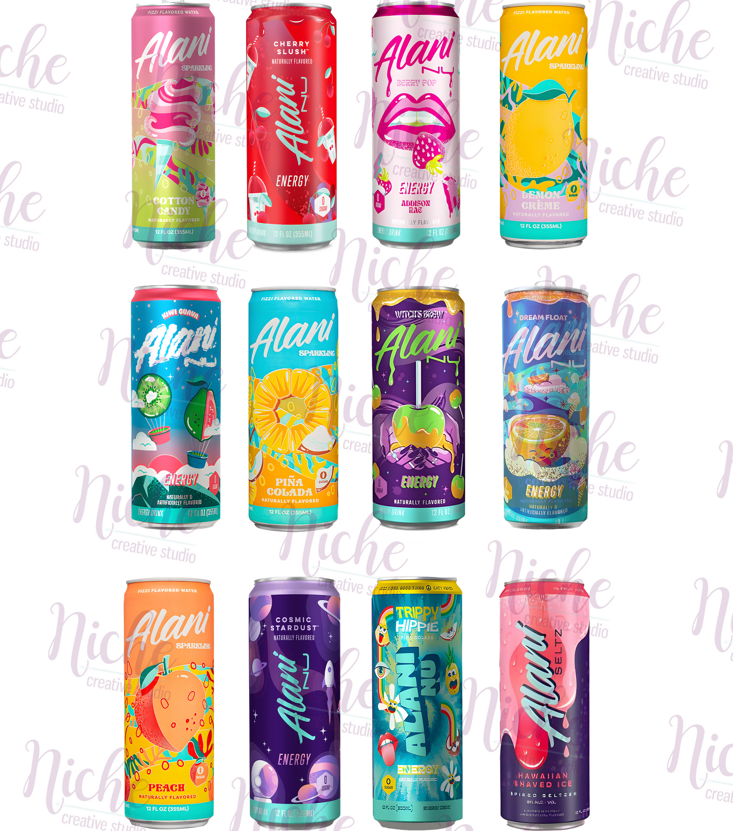 -OTH8233 Flavor Mix Energy Drink Decal