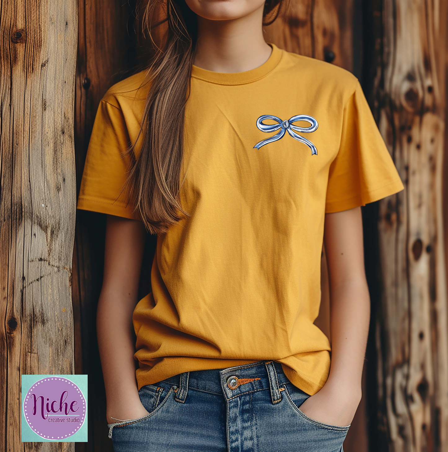 -OTH8250 Preppy Bow Decal