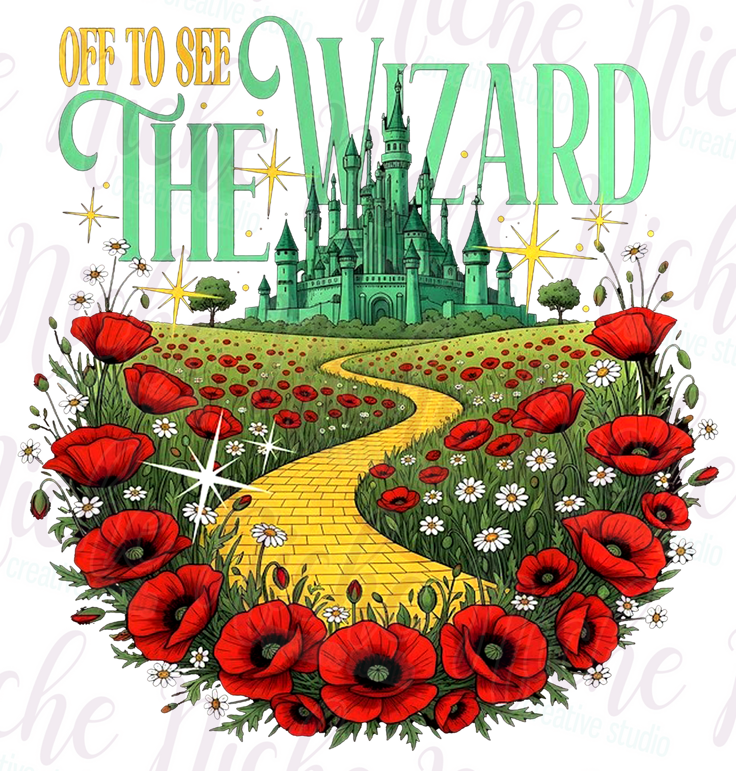 -OTH8490 Yellow Brick Road Decal