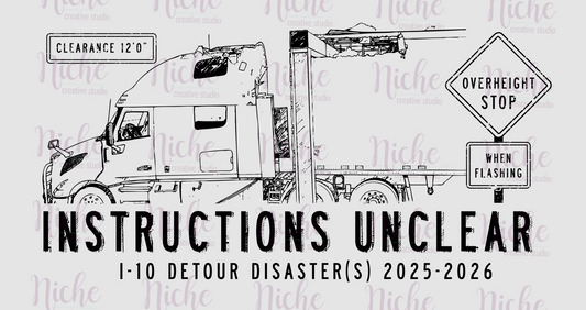 -OTH8495 Construction Detour Decal