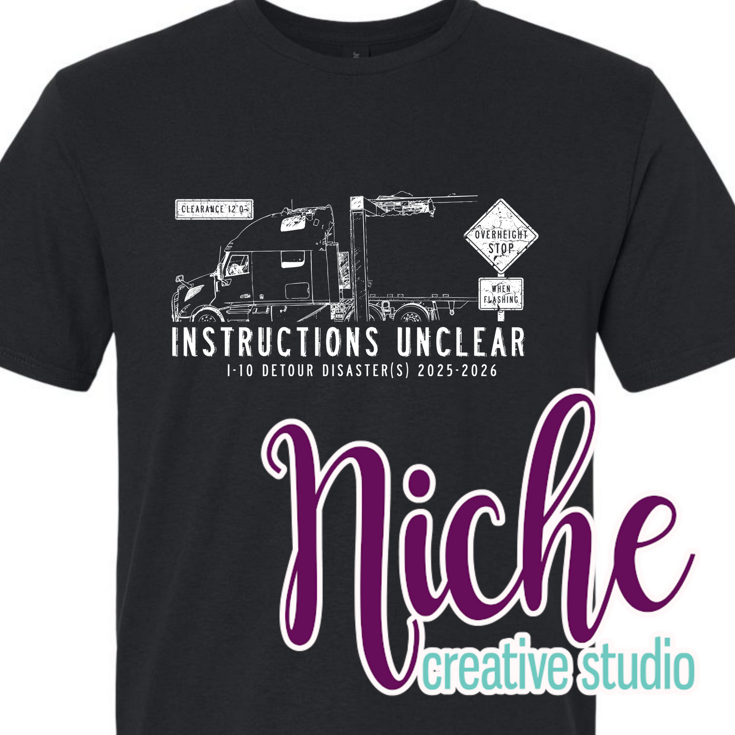 -OTH8495 Construction Detour Decal