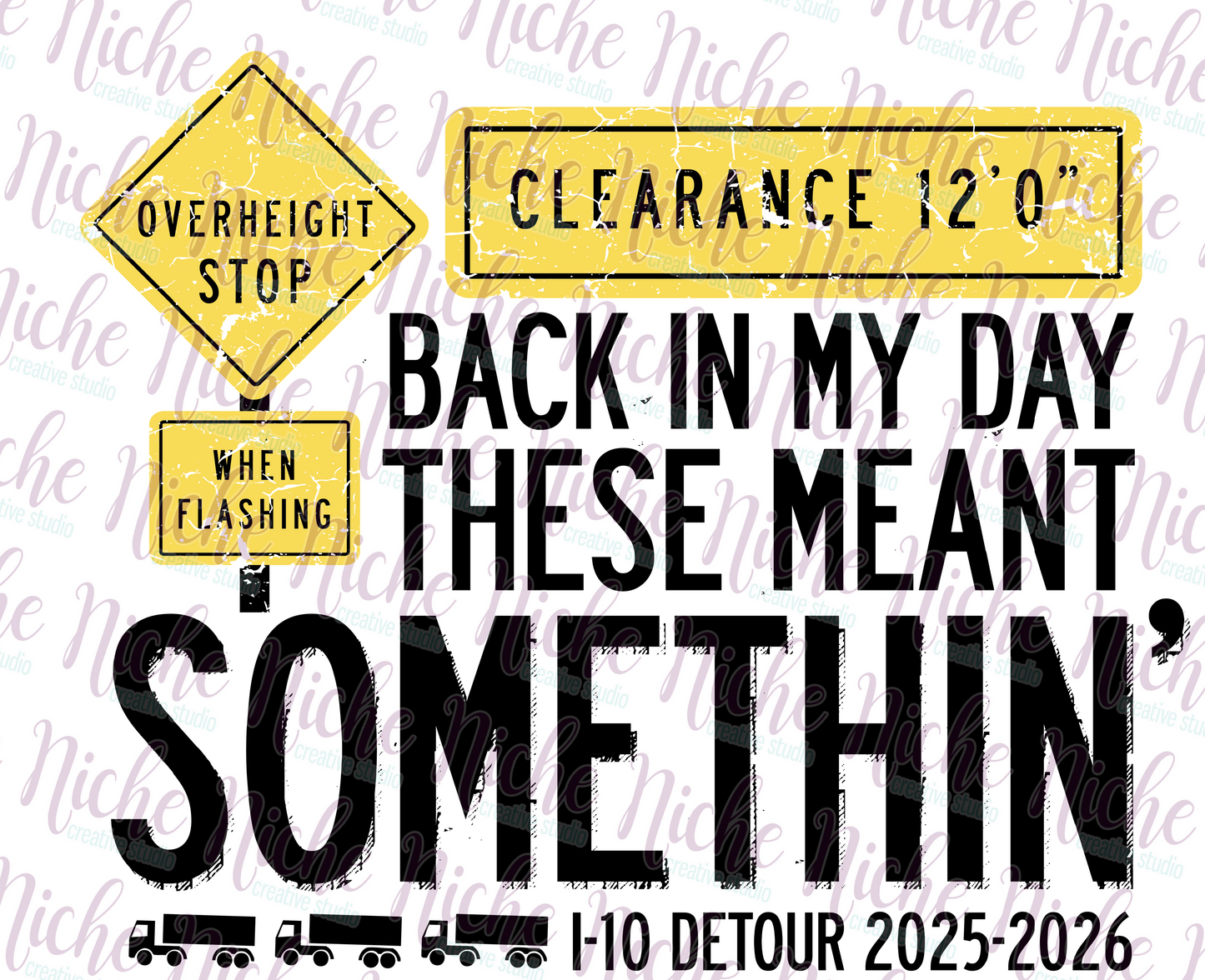 -OTH8495 Truck Clearance Decal