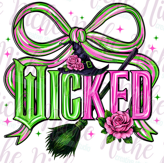 -OTH8521 Preppy Wicked Bow Decal