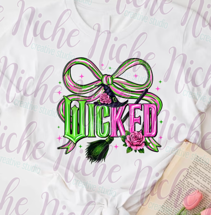-OTH8521 Preppy Wicked Bow Decal