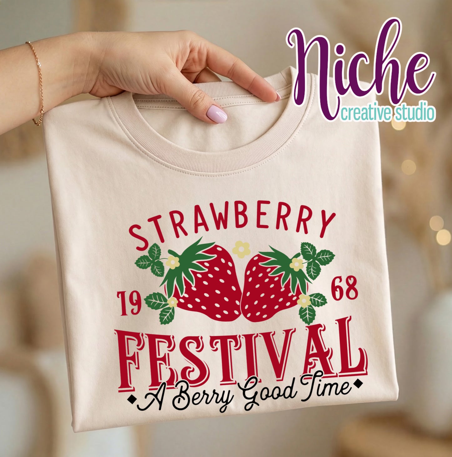 -OTH8606 Strawberry Farm Decal