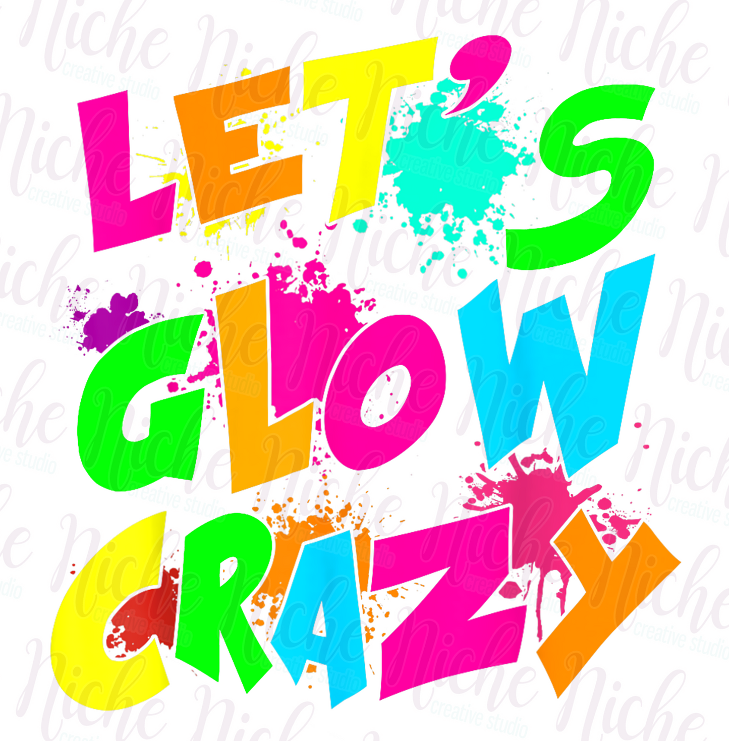 -OTH8613 Let's Glow Decal