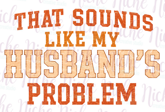 -OTH8621 My Husband's Problem Decal