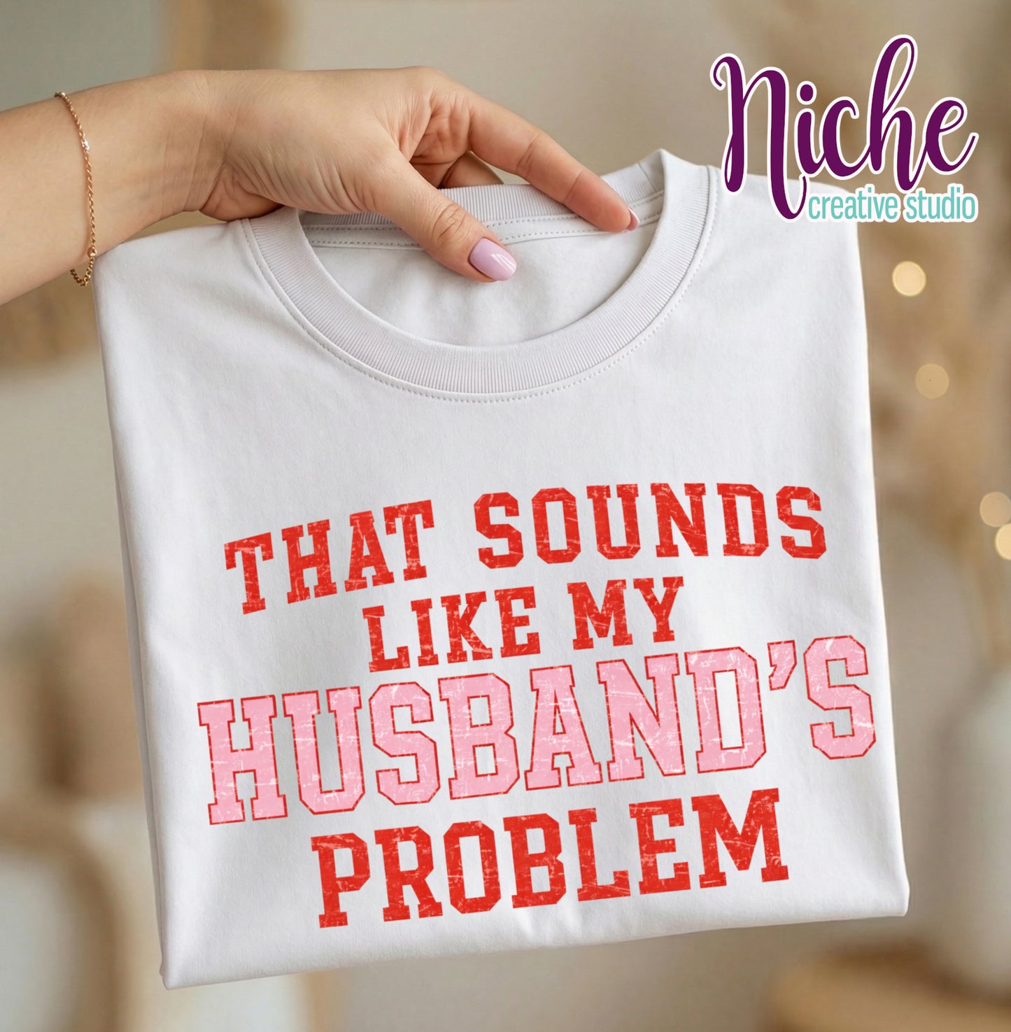 -OTH8621 My Husband's Problem Decal