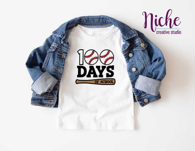 - 1103 100 Days Baseball Decal