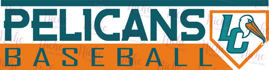 -PEL3337 Pelicans Baseball Decal