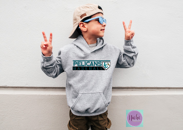 -PEL3337 Pelicans Baseball Decal