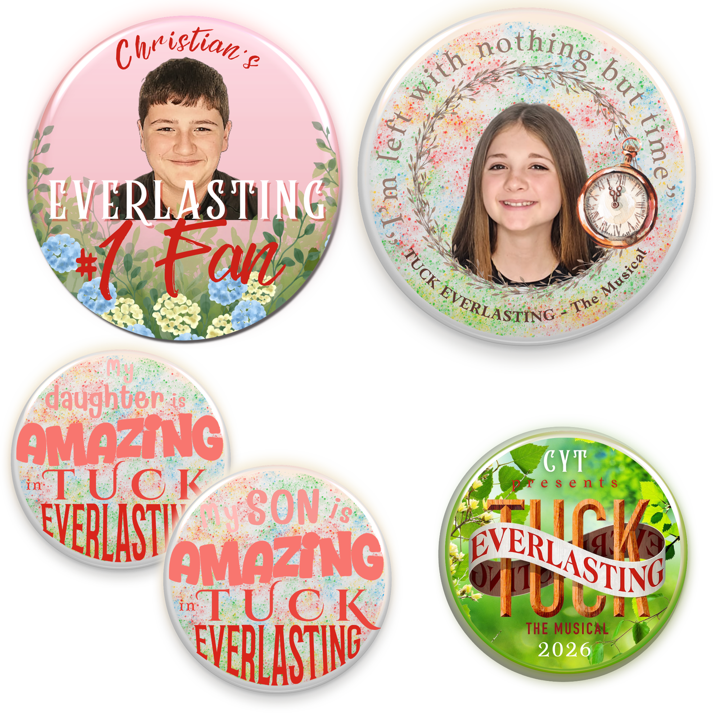 CYT - Custom Tuck Everlasting Buttons