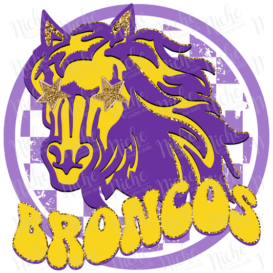 - PREP630 Bronco Preppy Decal