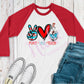 -DRS1122 Peace Love Teach Decal