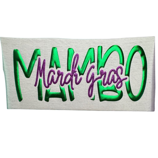Mardi Mambo Puff Vinyl Decal