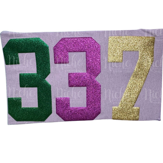 Mardi Area Code Puff Vinyl Decal