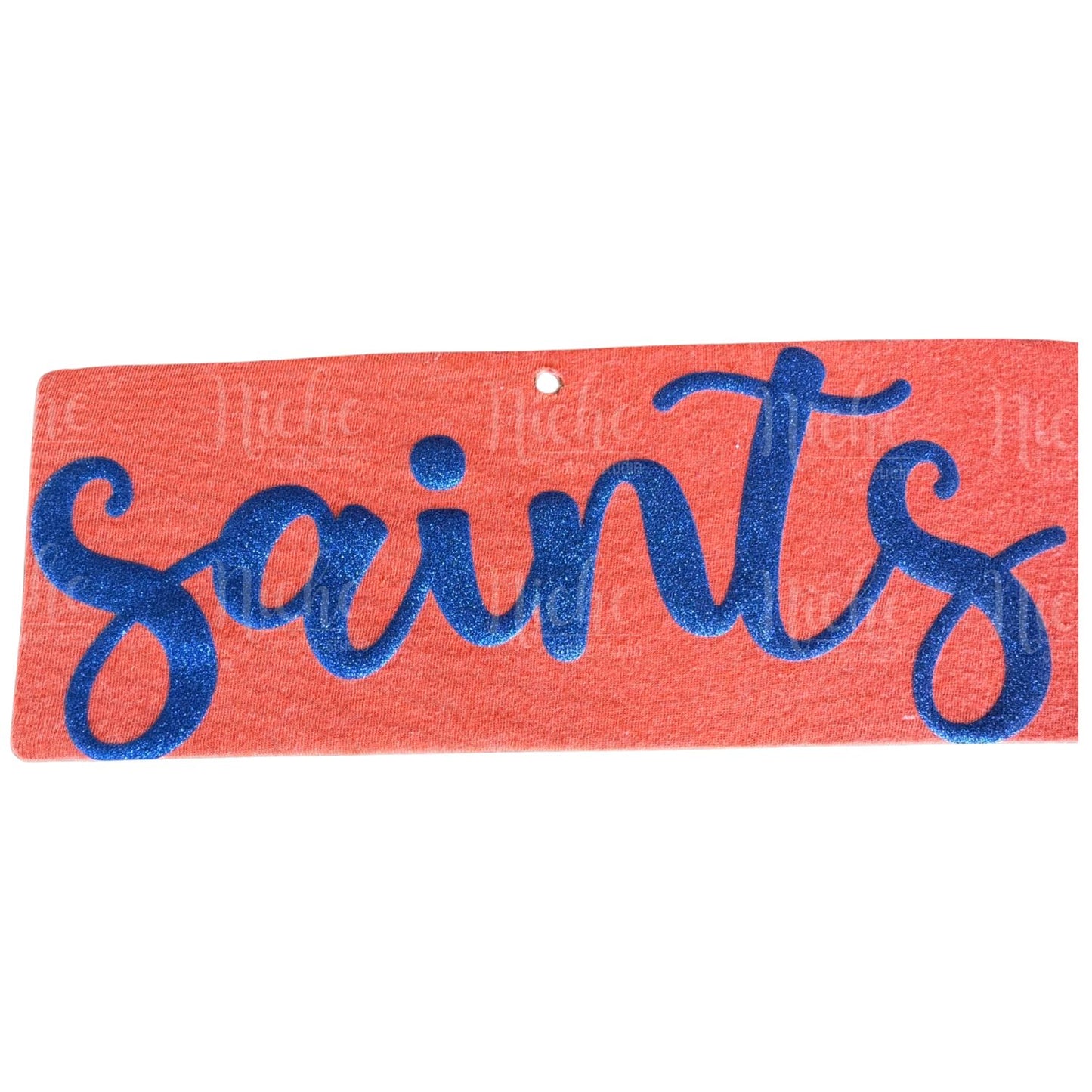 Saint Louis Script Puff Vinyl Decal