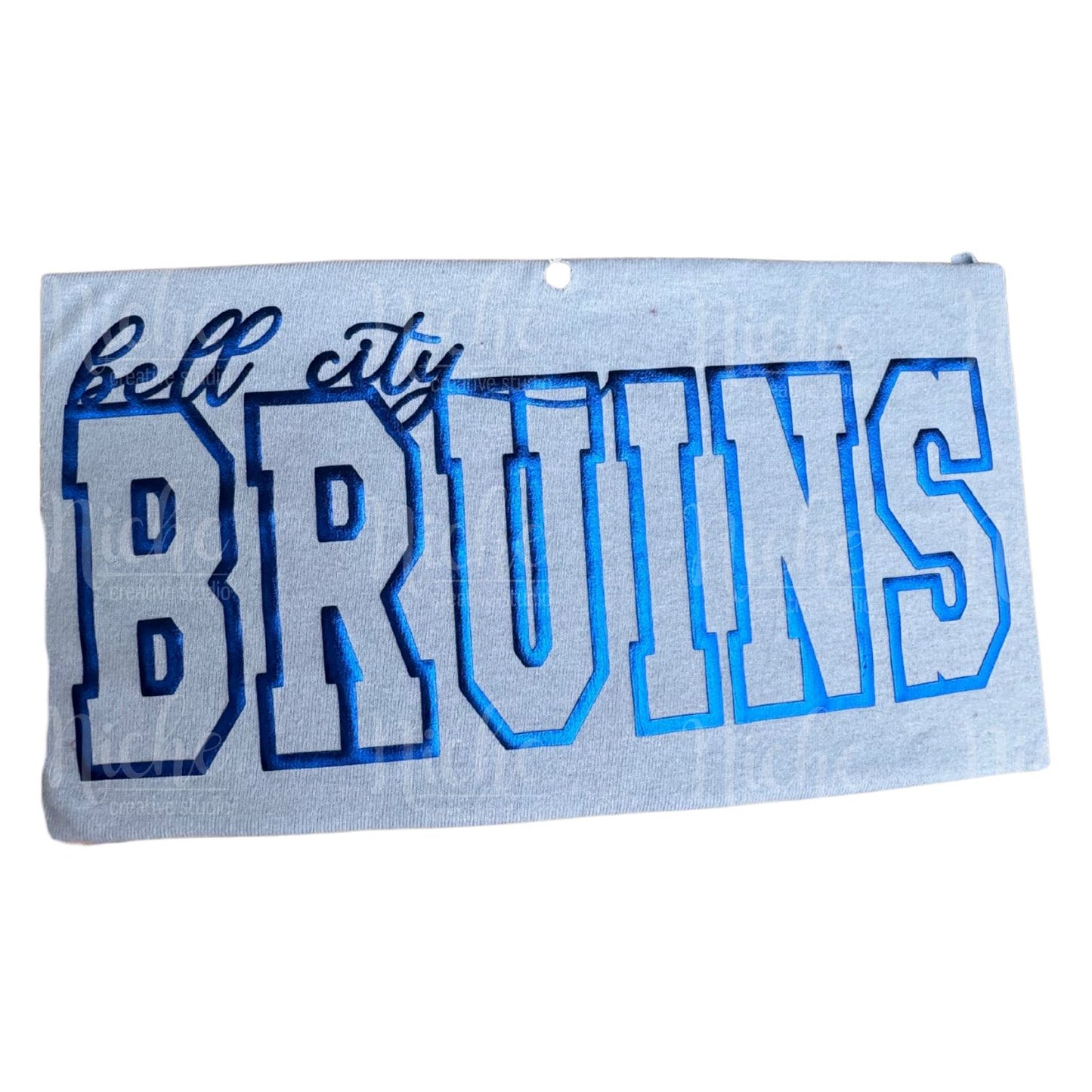 Bruins Knockout Puff Vinyl Decal