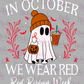 -RED2061 Ghost Red Ribbon Week Decal