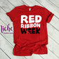 -RED5402 Red Ribbon Week Decal
