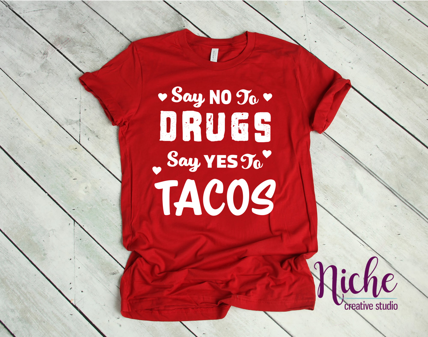 -RED5404 Yes to Tacos Decal
