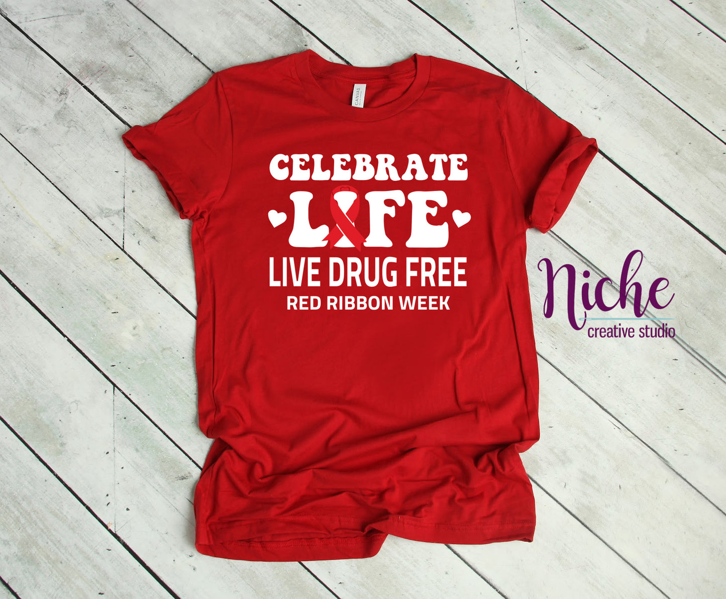 -RED5406 Celebrate Life Decal