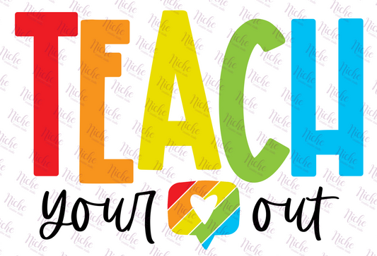 - SCH018 Teach Your Heart Out Decal