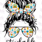 -SCH036 Teacher Life Bun Decal