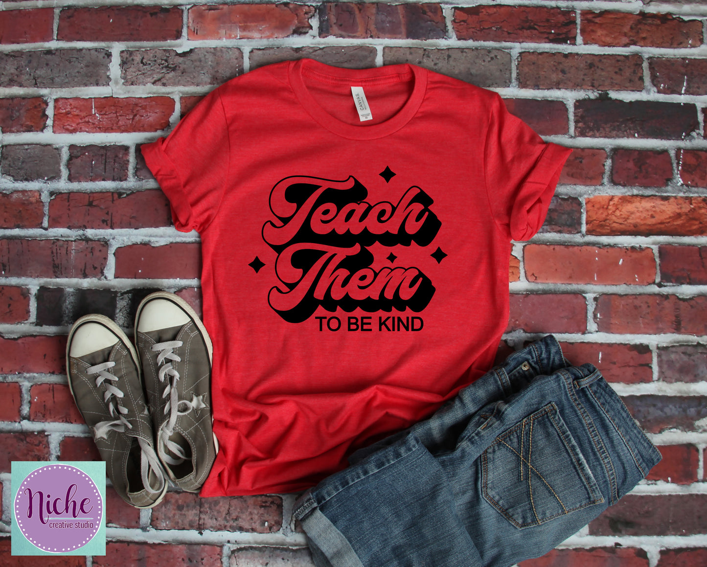 -SCH046 Teach Them tp be Kind Decal