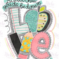 -SCH052 Love Teacher Decal