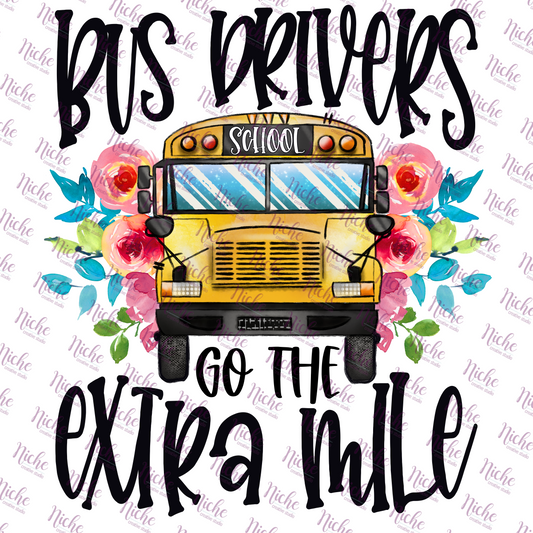 - SCH136 Bus Drivers Go the Extra Mile Decal