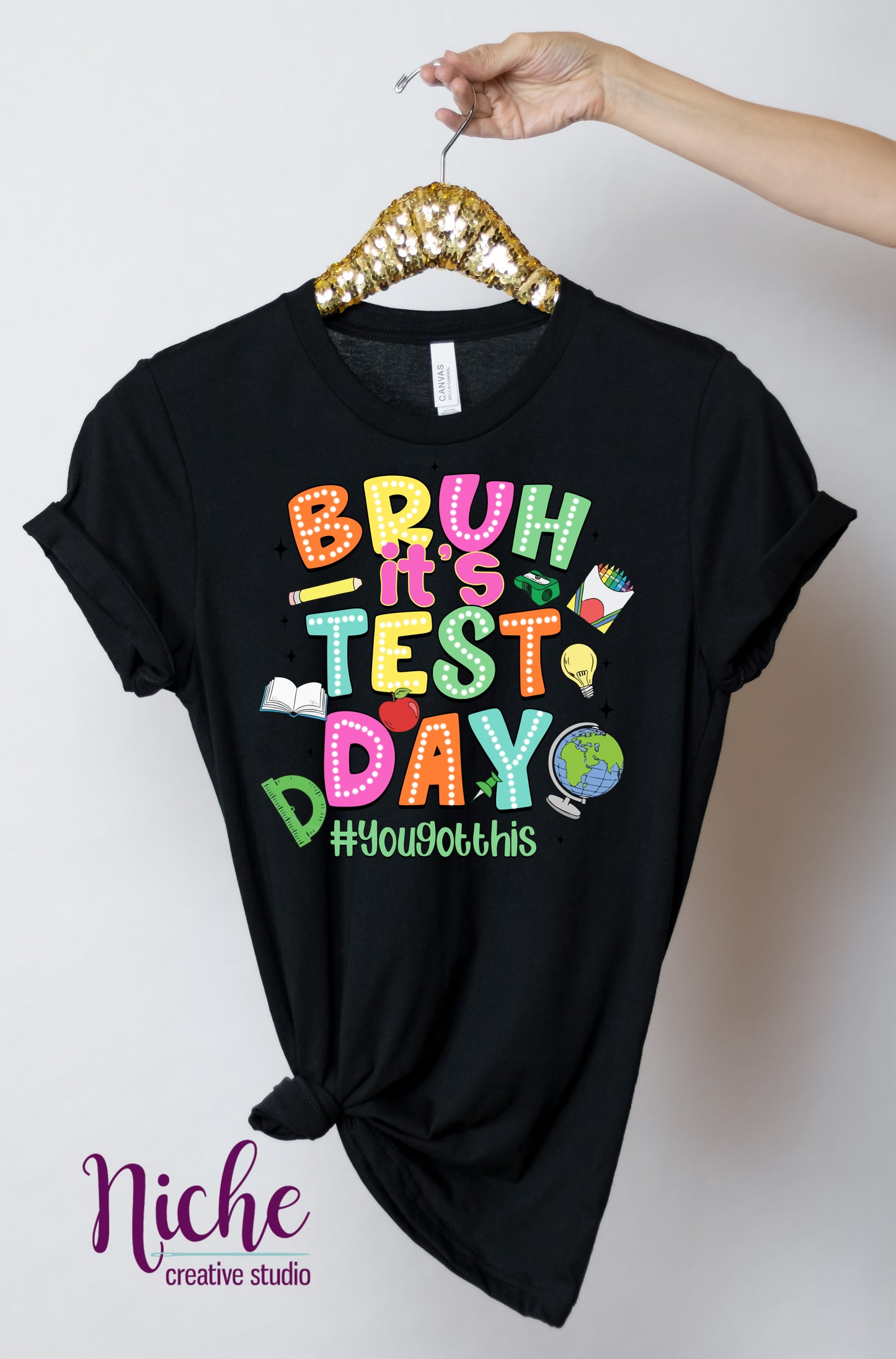 -SCH1774 Bruh It's Test Day Decal