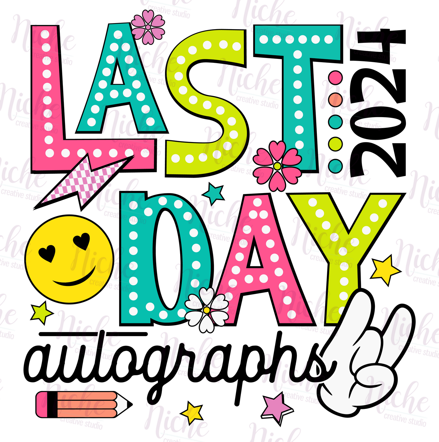 -SCH1820 Last Day Autographs Decal