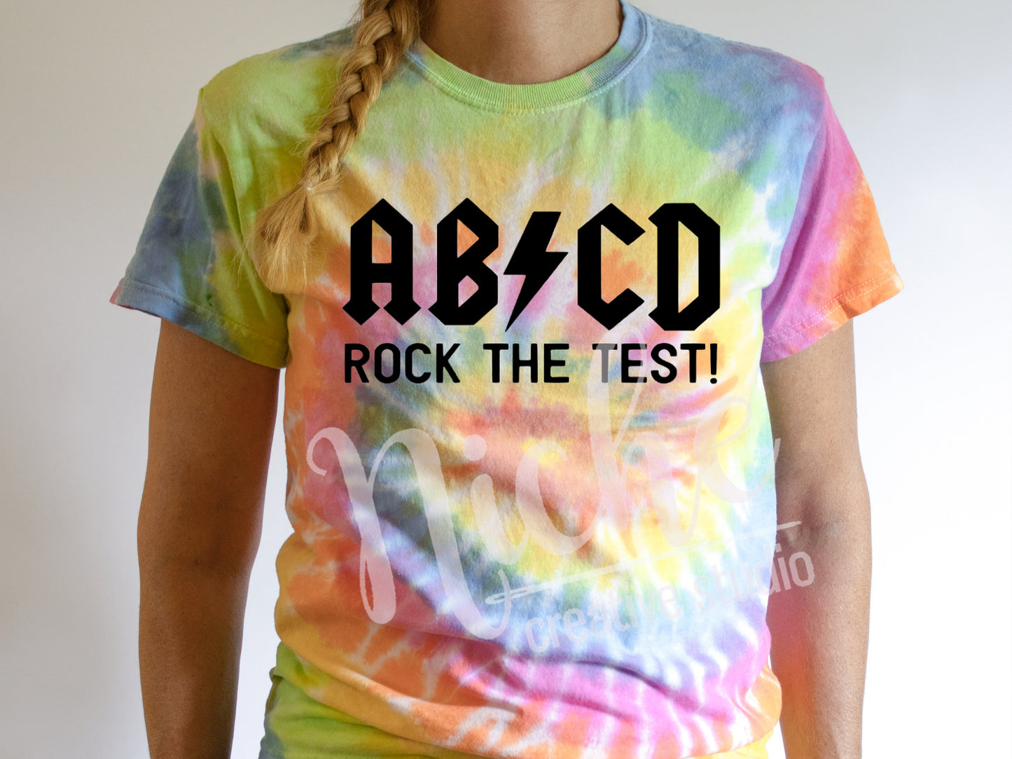 - SCH2836 AB CD Rock the Test Decal