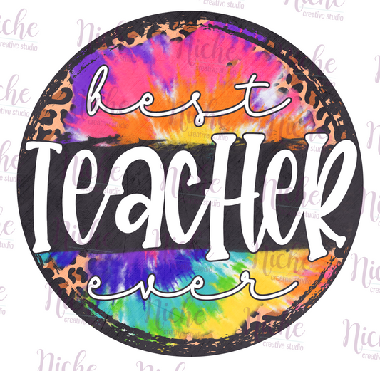 -SCH495 Best Teacher Decal