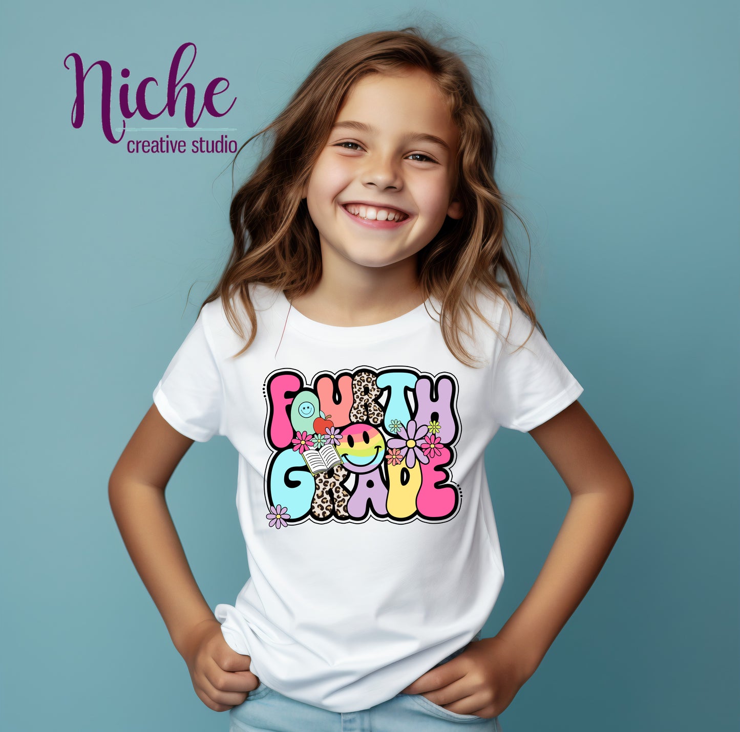 -SCH5128 School Grade Level Retro Decal