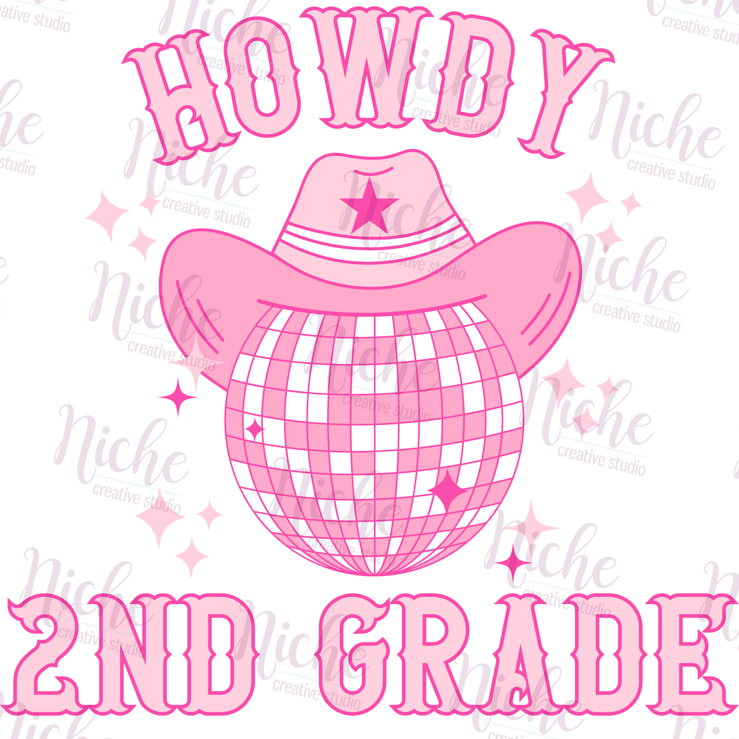 -SCH5136 Howdy 2nd Grade Decal