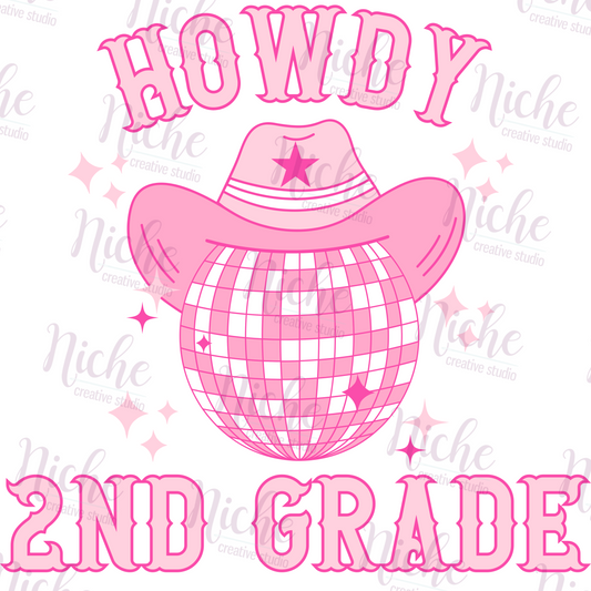-SCH5136 Howdy 2nd Grade Decal