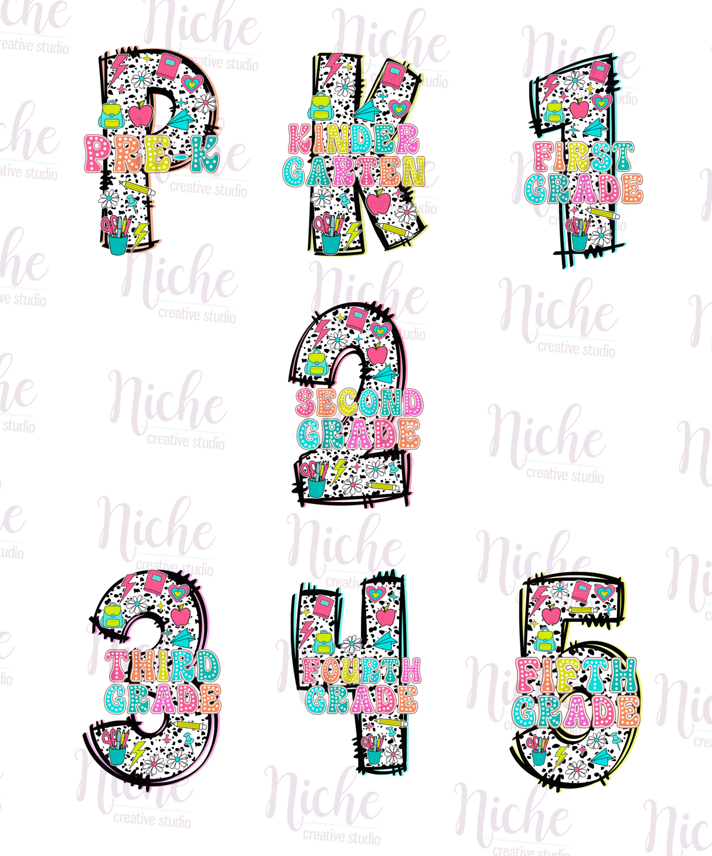 -SCH5140 Grade Level Dalmatian Decal