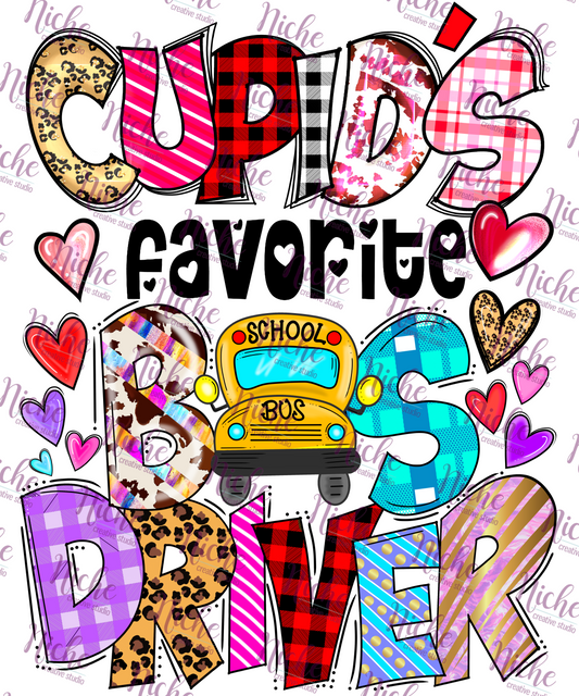 -SCH791 Cupid Bus Driver Decal