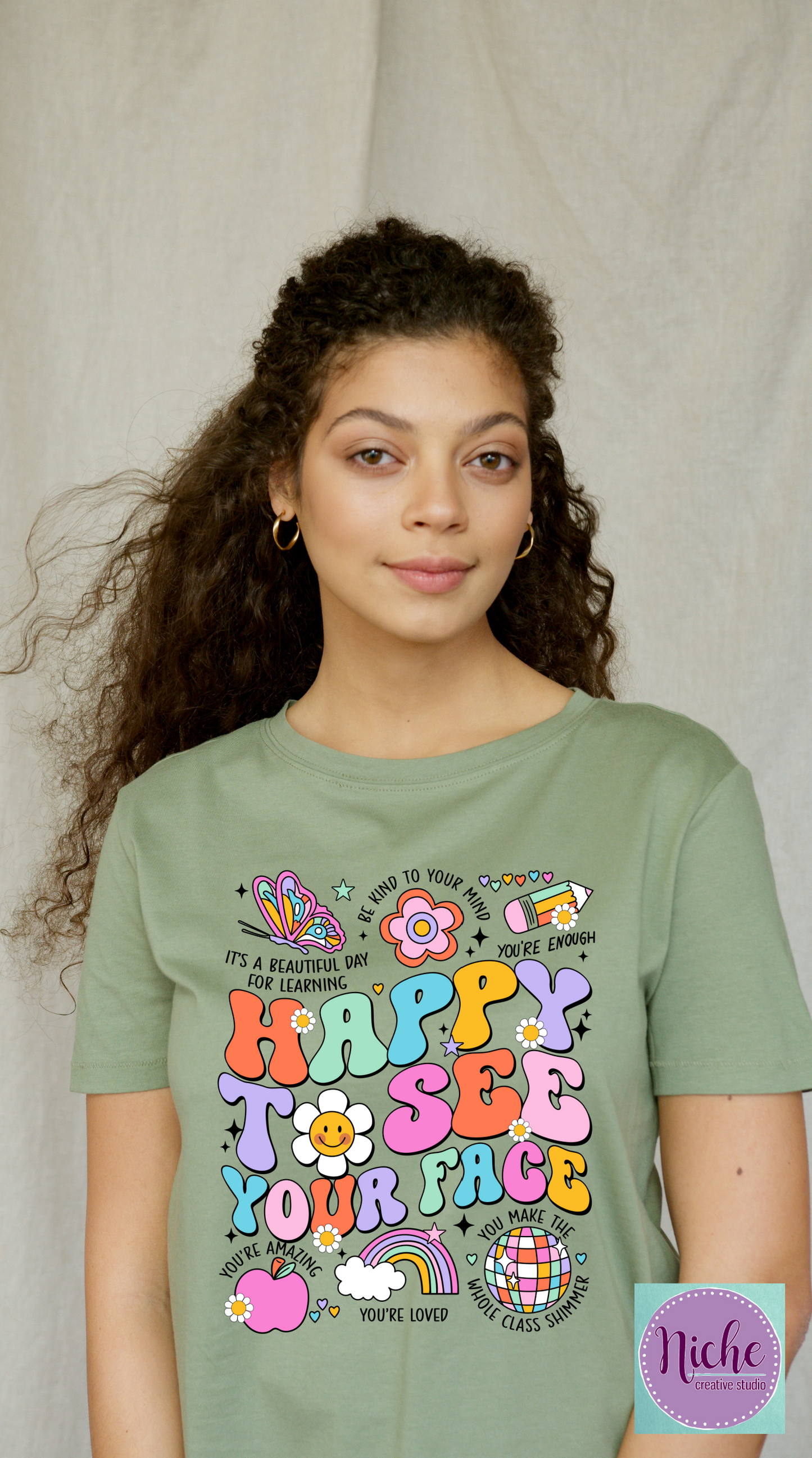 -SCH8229 Happy to See Your Face Decal