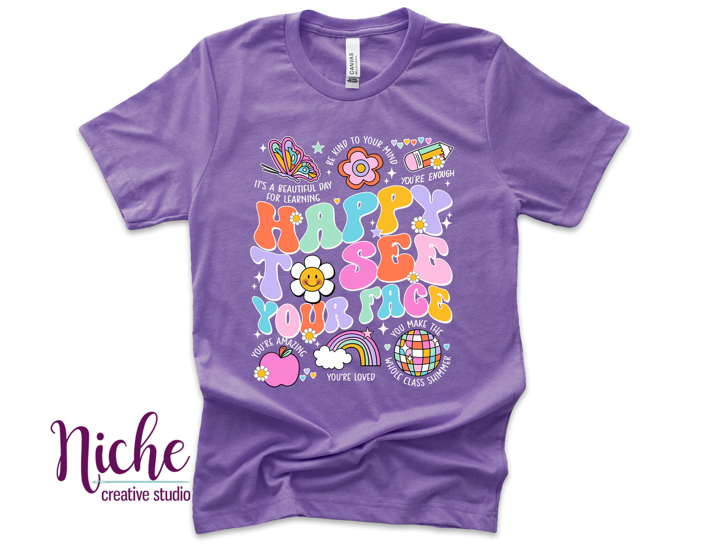 -SCH8229 Happy to See Your Face Decal