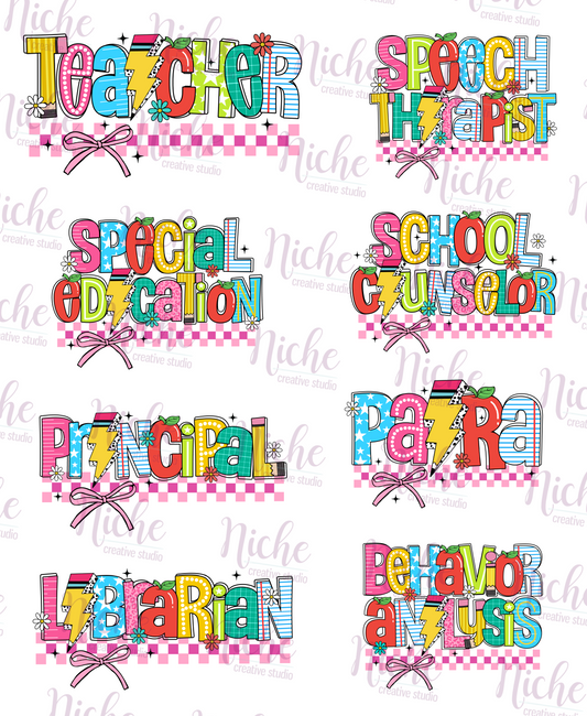 -SCH8256 Preppy School Staff Decal